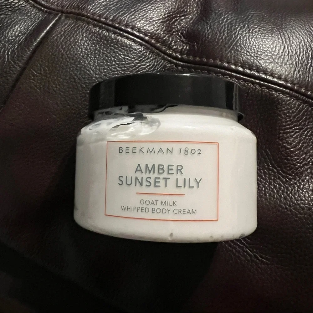 COPY - Supersized Beekman 1802 Whipped Body Cream in Amber Sunset Lily-Limited …